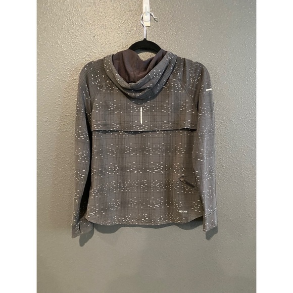 Nike Charcoal Patterned Hoodie - Picture 2 of 5